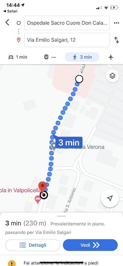 Casa Nadia - 3 Minuti Dall'Ospedale Negrar Exteriör bild